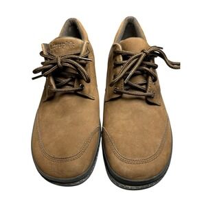 Easy Spirit Vintage Lace Up Oxford Suede Shoes Mens Size 9M Brown Nubuck Comfort